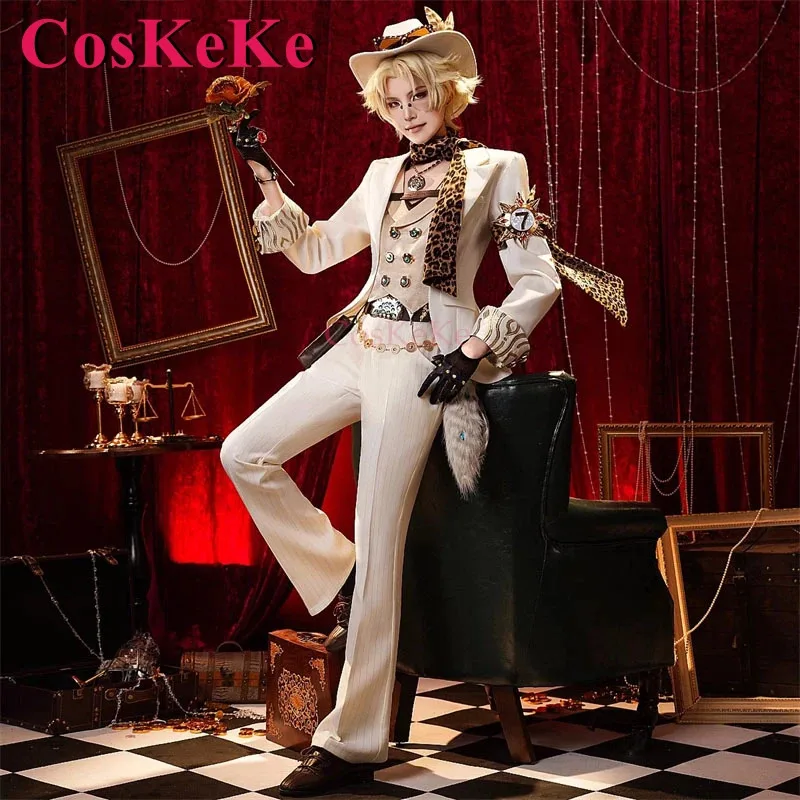 أزياء CosKeKe Norton Campbell/Prospector التأثيرية لعبة الهوية الخامس تحت الحقيقة أزياء موحدة ملابس لعب الأدوار