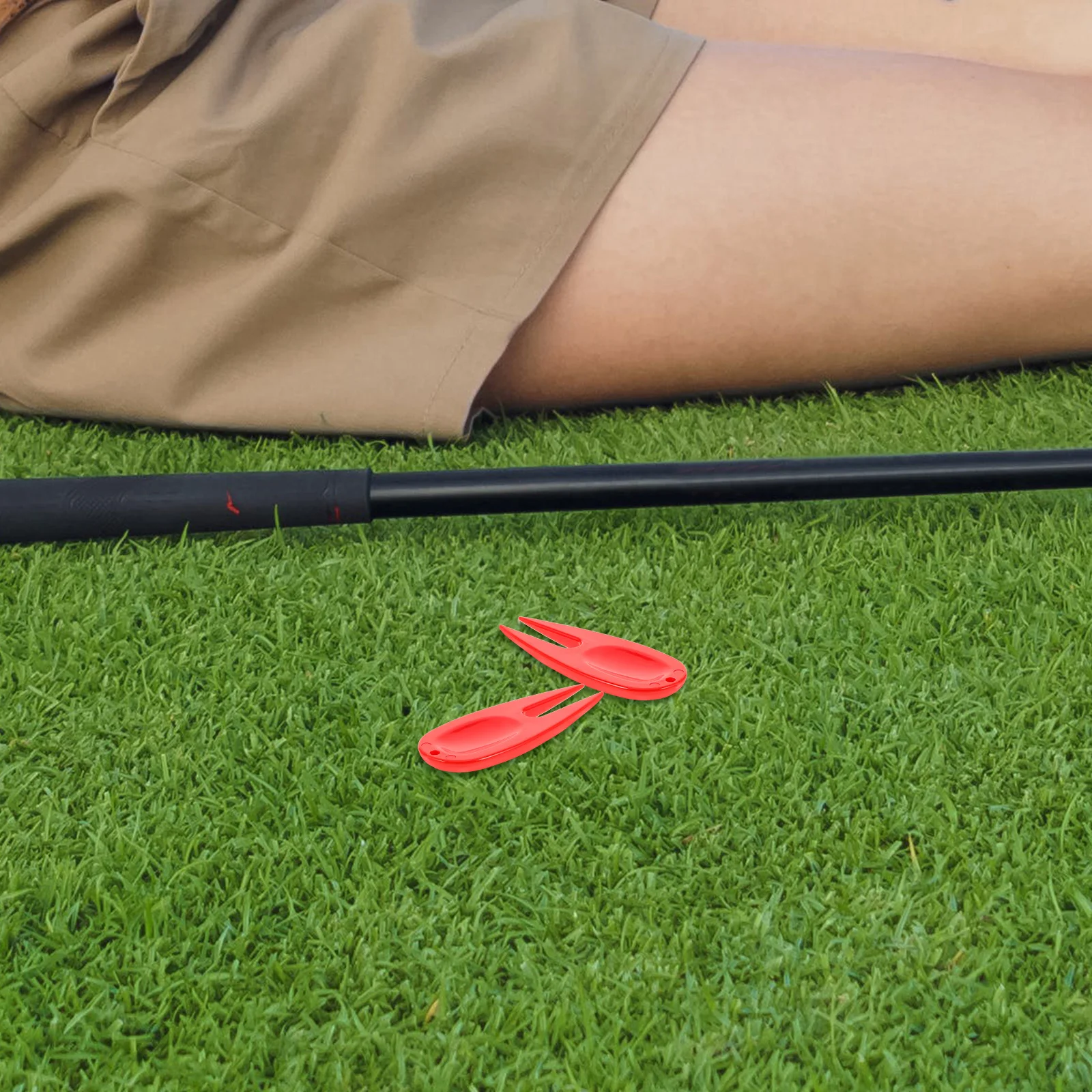 

5Pcs Divot Repair Fork Professional Golf Tool for Course Maintenance Portable Grass Repair Device Lightweight Compact Divot