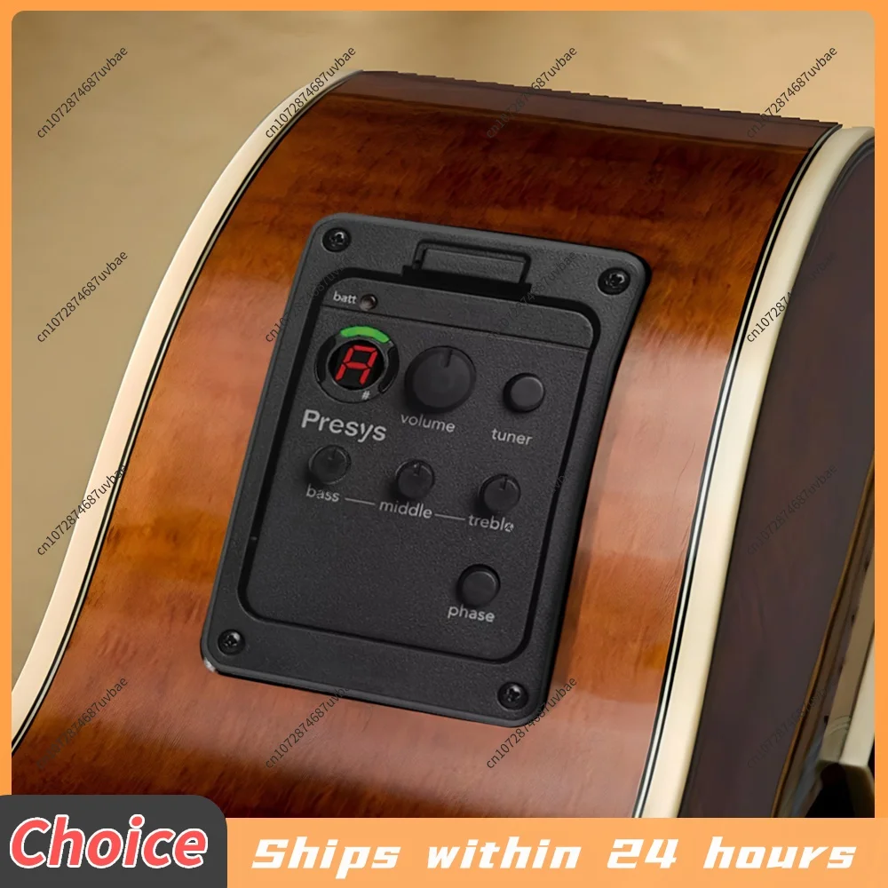 Acoustic Guitar Pickup Guitar Preamp Equalizer Portable Acoustic Guitar Equalizer Digital Tuner Pickup Guitar Accessories