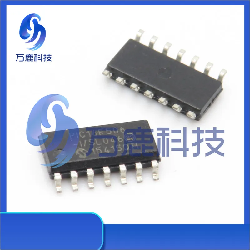 Pic16F506-I/Sl 14 Pin, 1.5Kb Std Flash, 67 Ram, 12 I/O, Pb Free Soic-14