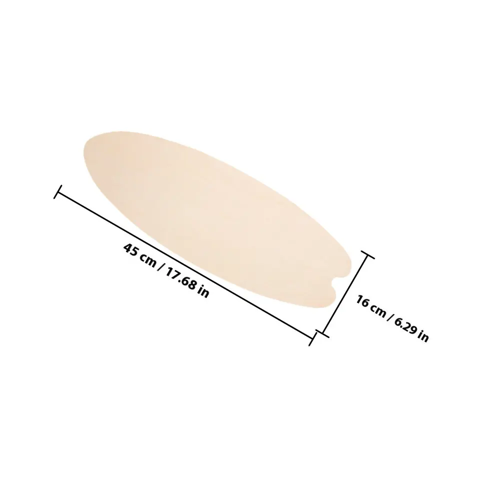 2Pcs Blank Wooden Surfboard Wall Hanging Craft Plaque DIY Decoration for Beach Surfboard Wall Decor Hanging Ornament