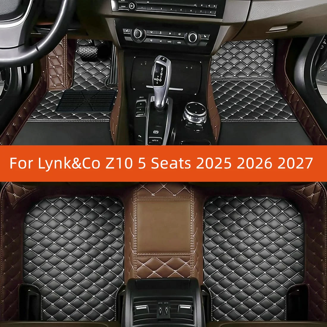 

Custom Leather Car Floor Mat For Lynk&Co Z10 5 Seats 2025 2026 2027 Car Mat Interior Accessories