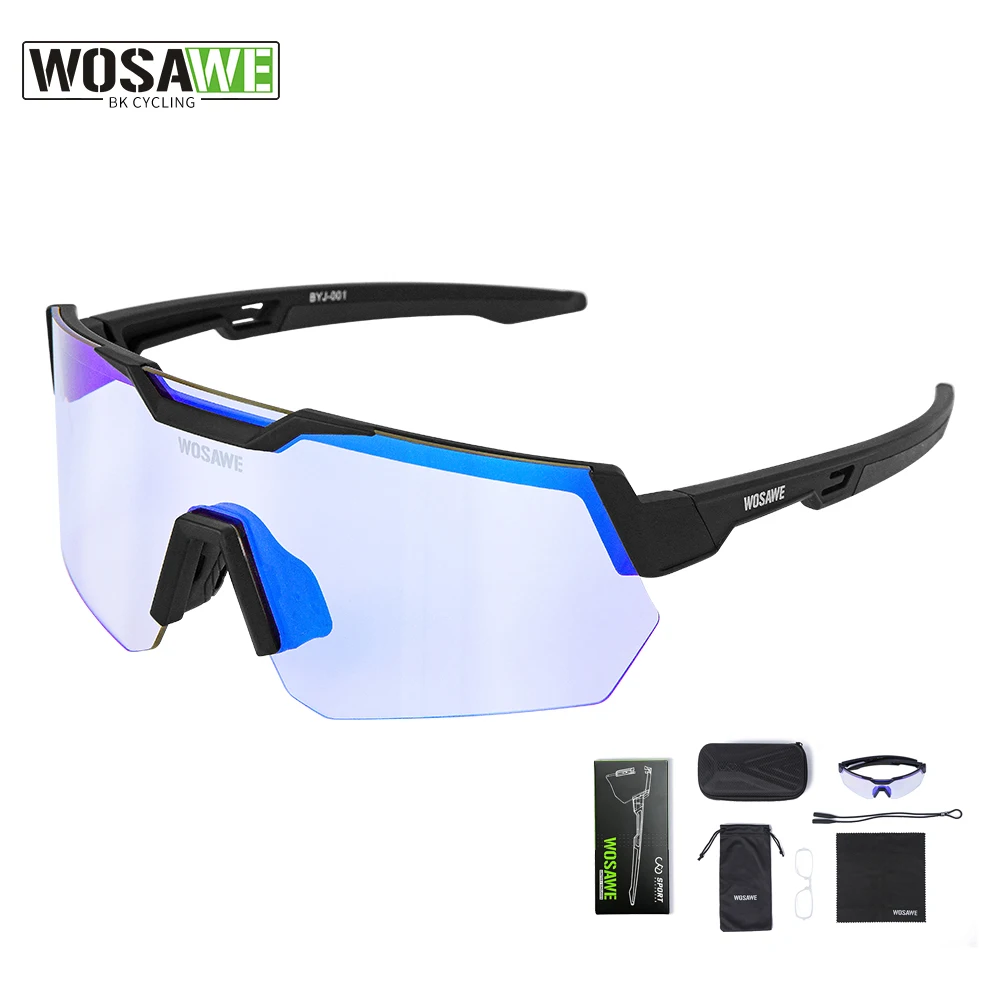 

WOSAWE Cycling Sunglasses UV400 Windproof Glasses Men Women Sports Sunglasses Riding Fishing Runing Hikking Eyewear