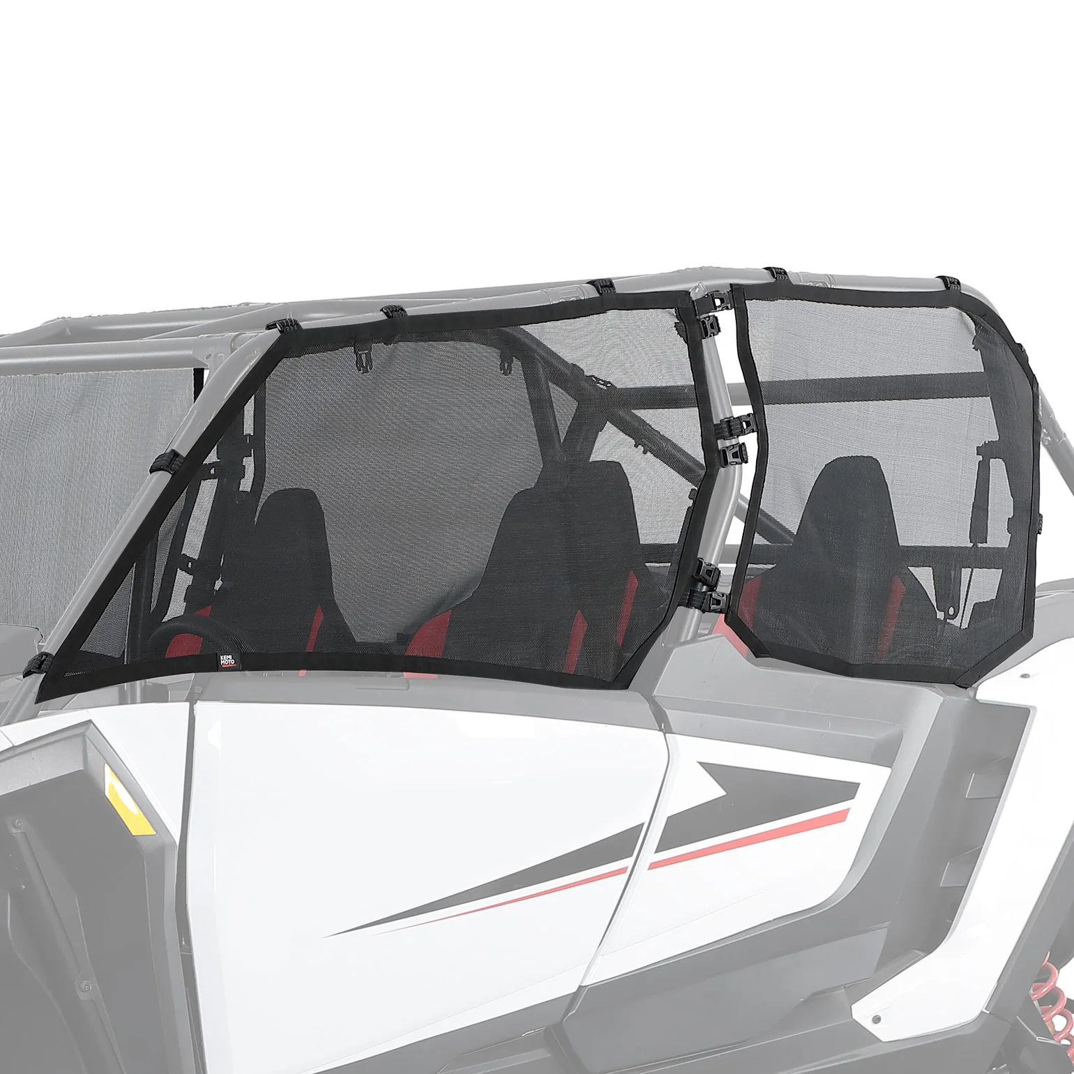

KEMIMOTO Front Rear Roll Window Mesh Net Side Mesh Shield Netting Compatible with Polaris RZR XP 1000/ XP 4 1000 2014-2024 2025+