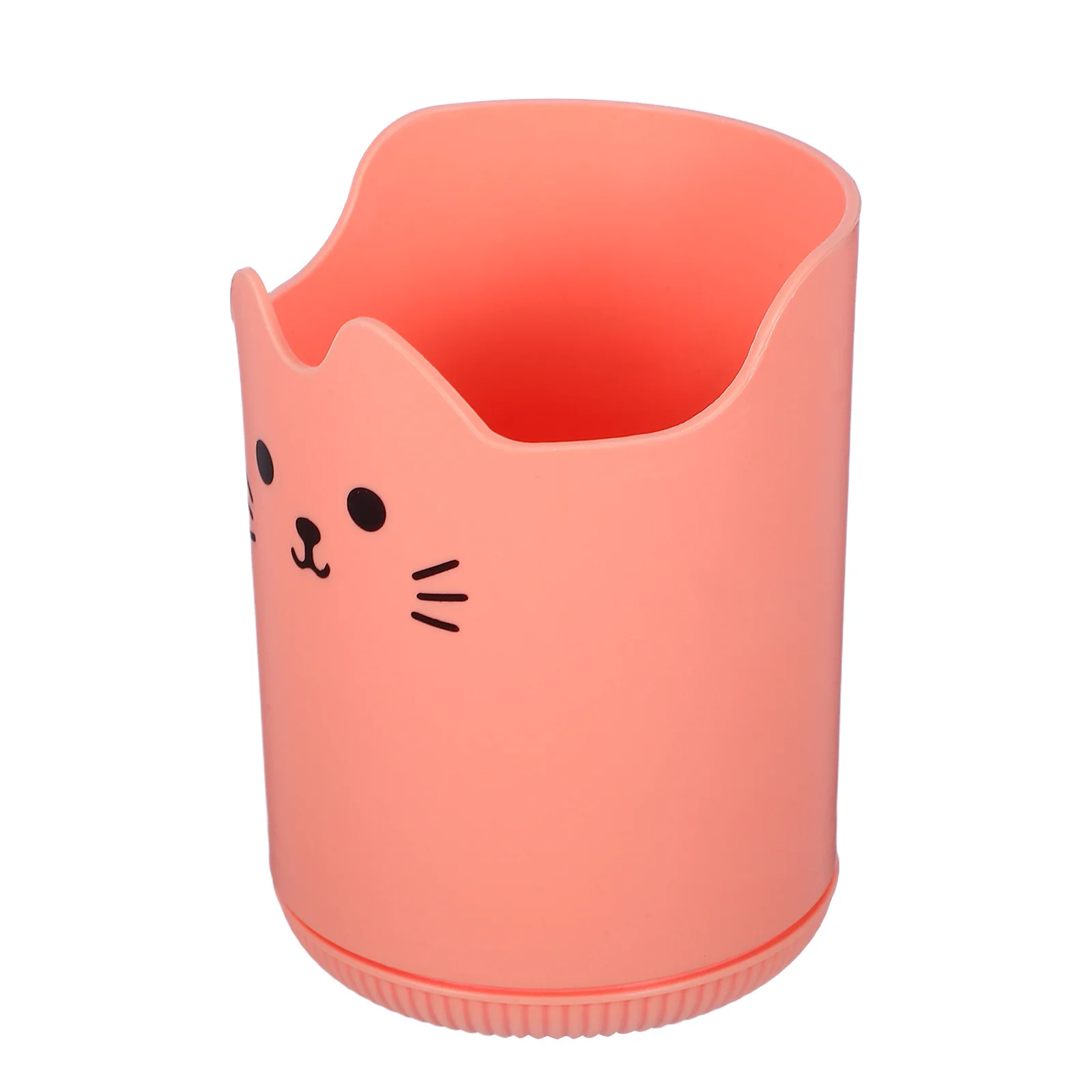 

Large Capacity Pink Cartoon Pen Holder Desktop Organizer Cute Stationery Storage Box Multi Functional Pen Pot Office School