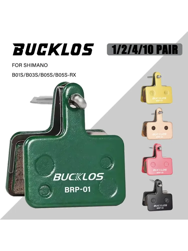 AliExpress BUCKLOS Bicycle Brake Pads Mountain Road Bike Disc Brake Pads for SHIMANO B01S B03S B05S MT200 MT400 1/2/4/10 Pair Bicycle Parts