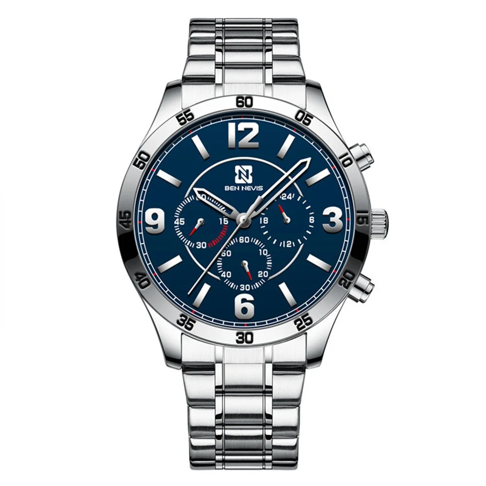 

Luxury Watch 45mm Men Wristwatch install Quartz Movement 3ATM Diving Men's Sport Wristwatch