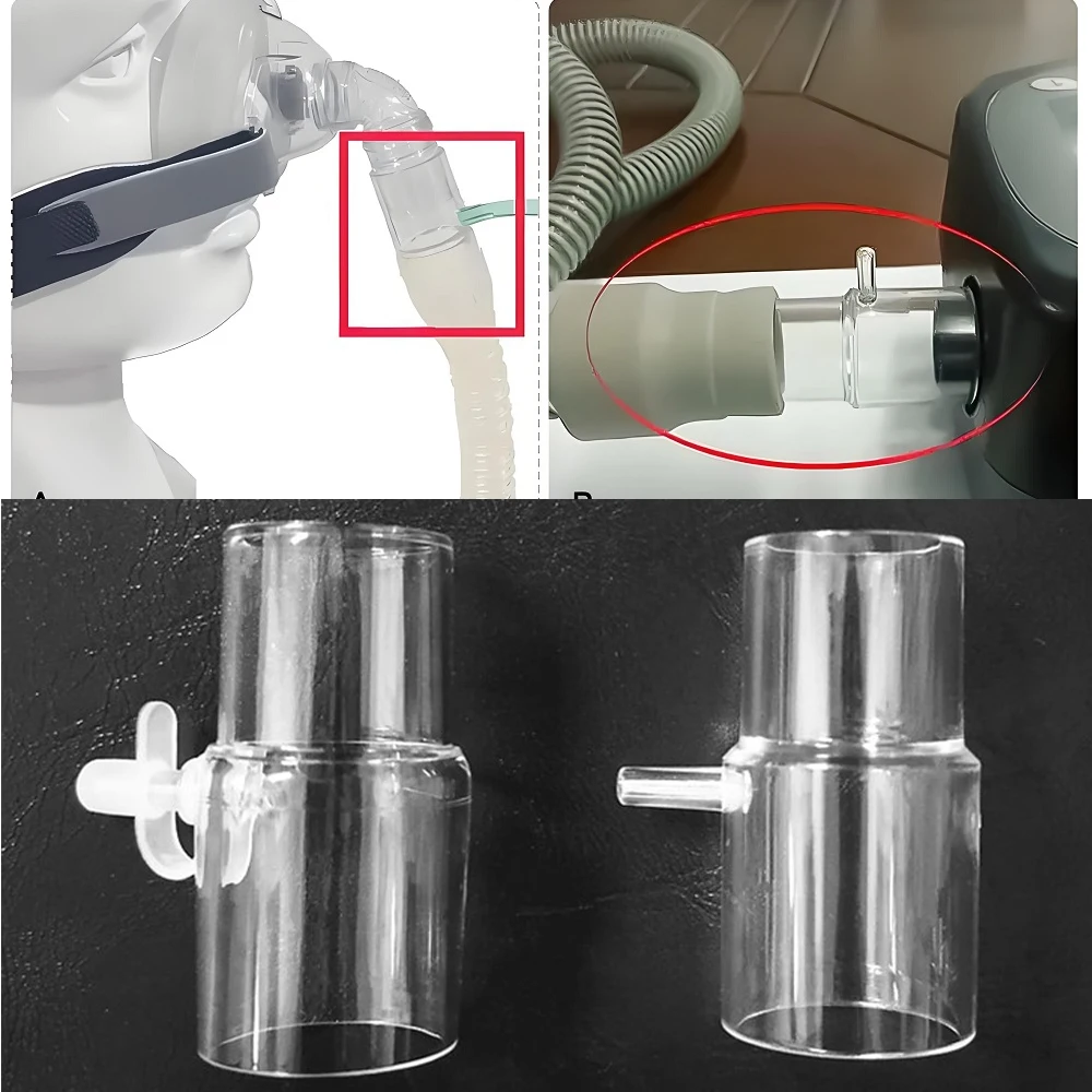 

1~10Pcs CPAP Mask Hose Connection Fittings Converter Oxygen Tube Expansion Breathing Mask Accessories for Medical Equipment