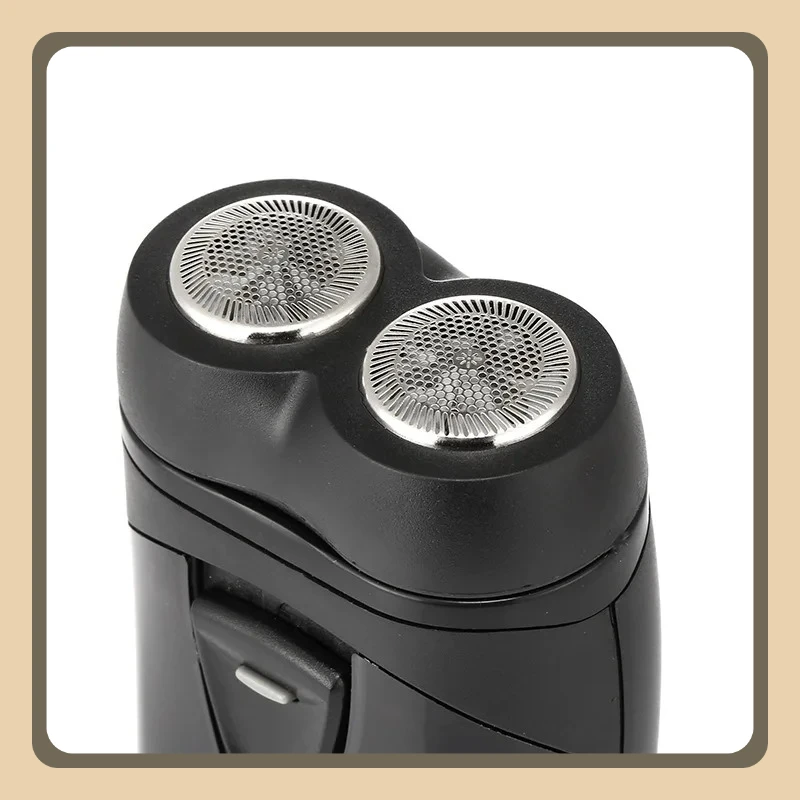 

НОВАЯ мини-электробритва с аккумулятором и функцией освещения, бритва с двумя лезвиями