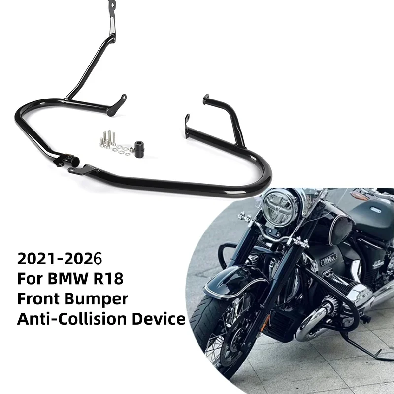 Motorcycle Highway Bumper Frame Protection Chopped Engine Stunt Cage Fairing Anti-collision Bar  Black Fit For Bmw R18 2021-2026