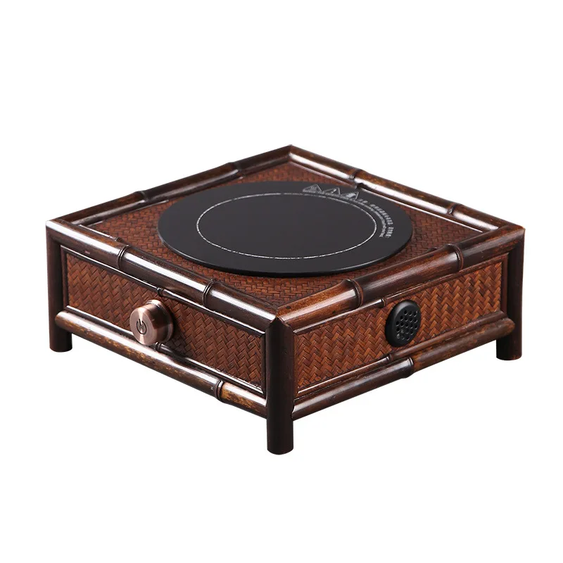Tea stove silent retro tea ceremony boiled water glass iron pot high-end