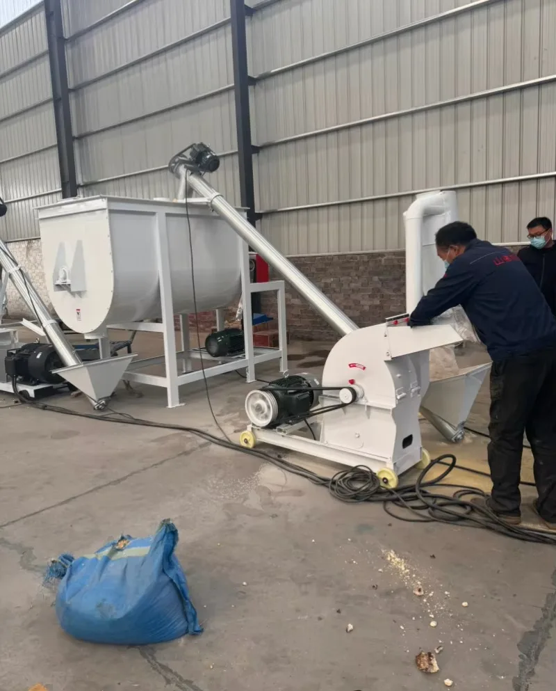 1-3T/H Chicken Feed Pellet Machine 3 Phase Electric Diesel Pure Copper Motor Ring Die Poultry Equipment OEM Customized