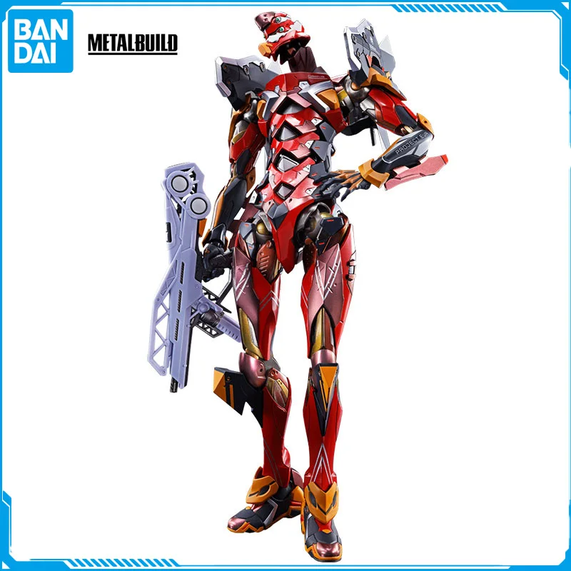 

In Stock Bandai METAL BUILD Neon Evangelion Movie Unit-02 Original Anime Figure Model Toys Action Figures Collection Doll Pvc