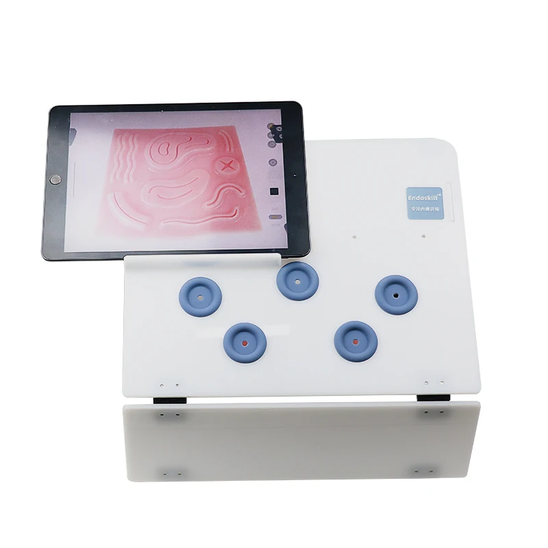 

Portable Laparoscopic Surgical Training Box Set with1080P Endoscope Camera and 4 Instruments Teaching Practice Equipments