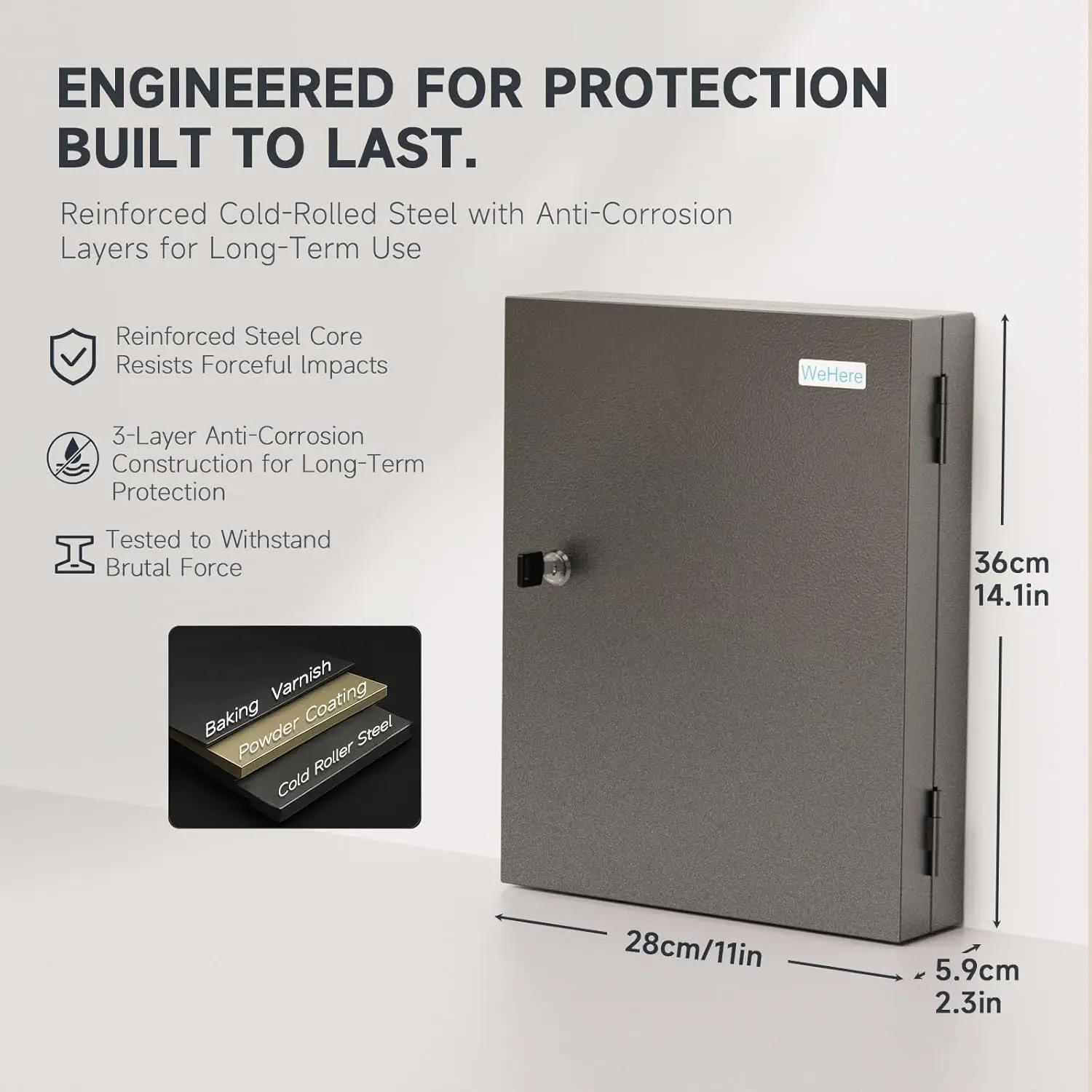 منظم خزانة مفاتيح ، صندوق أمان للمفاتيح ، تخزين آمن آمن ، حامل قفل للخادمين ، الفنادق ، مفاتيح السيارة والمنزل