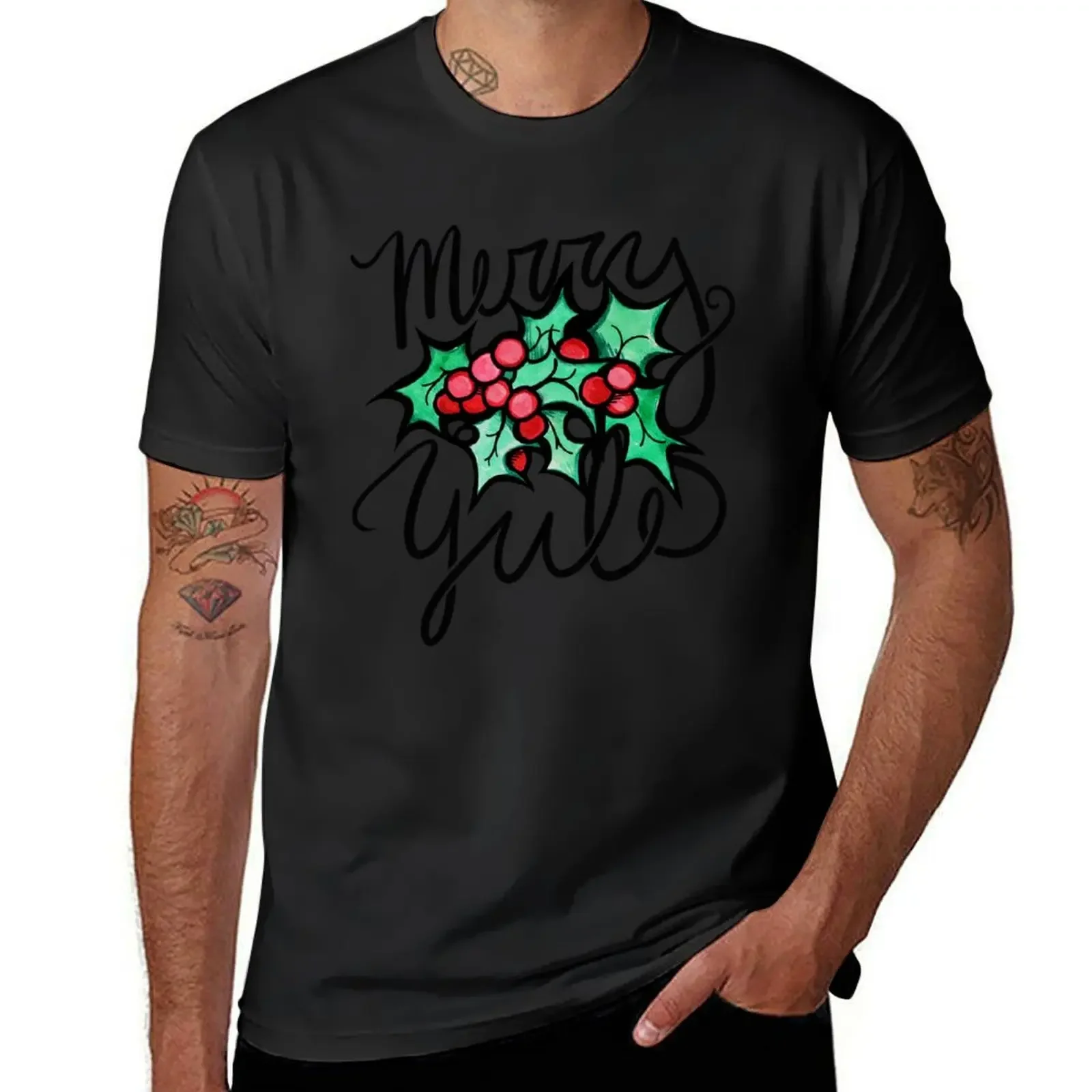 Merry Yule T-Shirt oversizeds designer shirts anime tshirt t shirts men