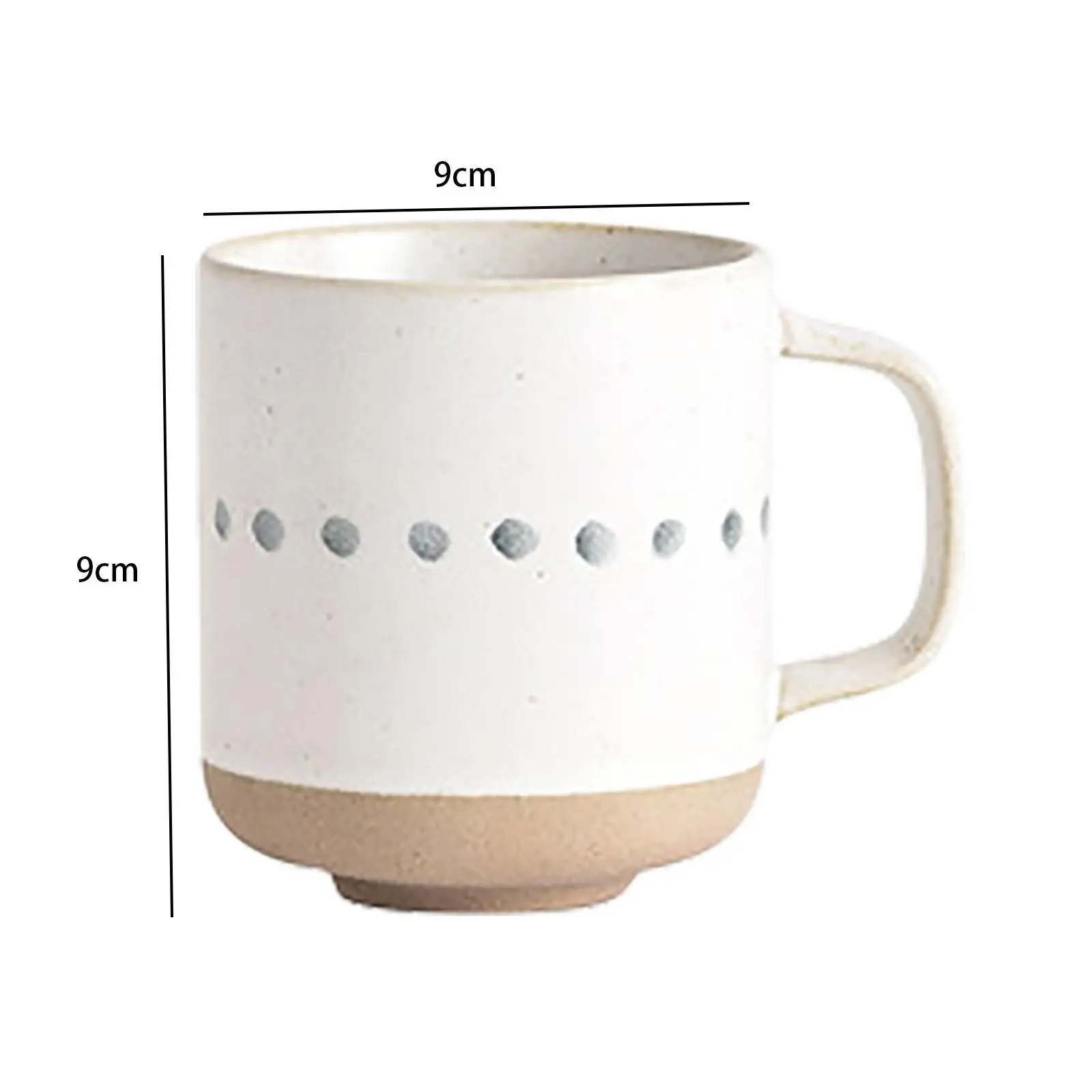 Coffee Mug Drinking Cup Teacup Decoration Drinkware Milk Mug Breakfast Cup for Desktop Office Mother's Day Birthday Kitchen