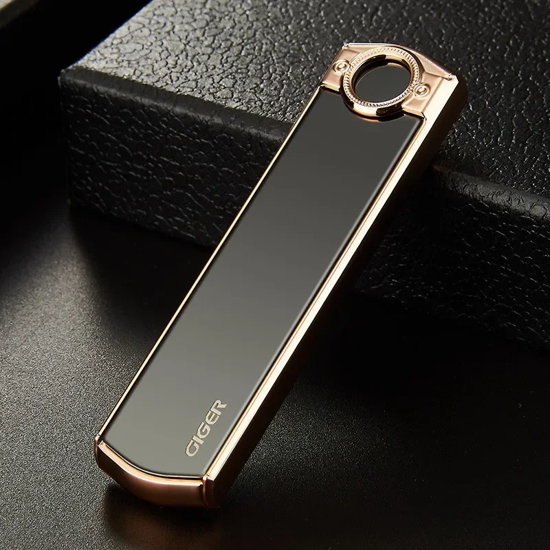 new Xquisite and Compact Portable Tungsten Wire Cigarette Lighter Ultra-thin Windproof Silent Electronic Lighter Exquisite Gift