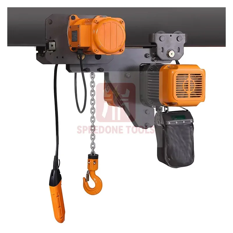 Non - Hand Pull Hook Type Electric Chain Hoist in 1 2 3 5 Ton Durable Steel Material for Material Handling