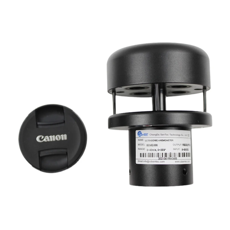 SEMI2000มินิการเกษตรอัลตราโซนิคทิศทางลมความเร็วเครื่องวัดความเร็วสถานีสภาพอากาศเซ็นเซอร์ความชื้นอุณหภูมิ
