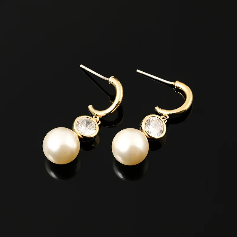 Versatile Earless Hole Round Bead Crystal Mosquito Coil Earclip Female Pendant Earnail Gift Hot Selling
