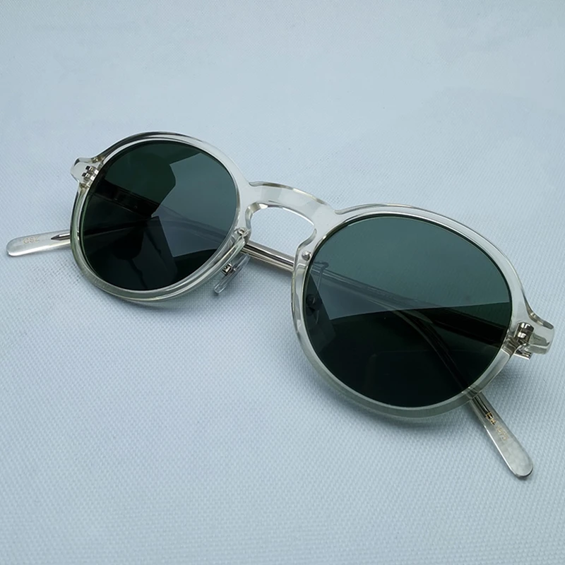 

Japanese Vintage Acetate Round Polarized Sunglasses Men Retro UV400 Sunglass Women Outdoor Anti-ultraviolet Sun Glasses Shades