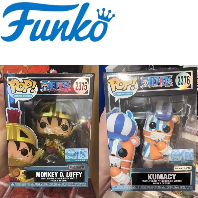 Figura Coleccionable de Vinilo Funko Pop Original de One Piece 2375 2376, Monkey D. Luffy Kumacy, Edición Limitada, en Stock