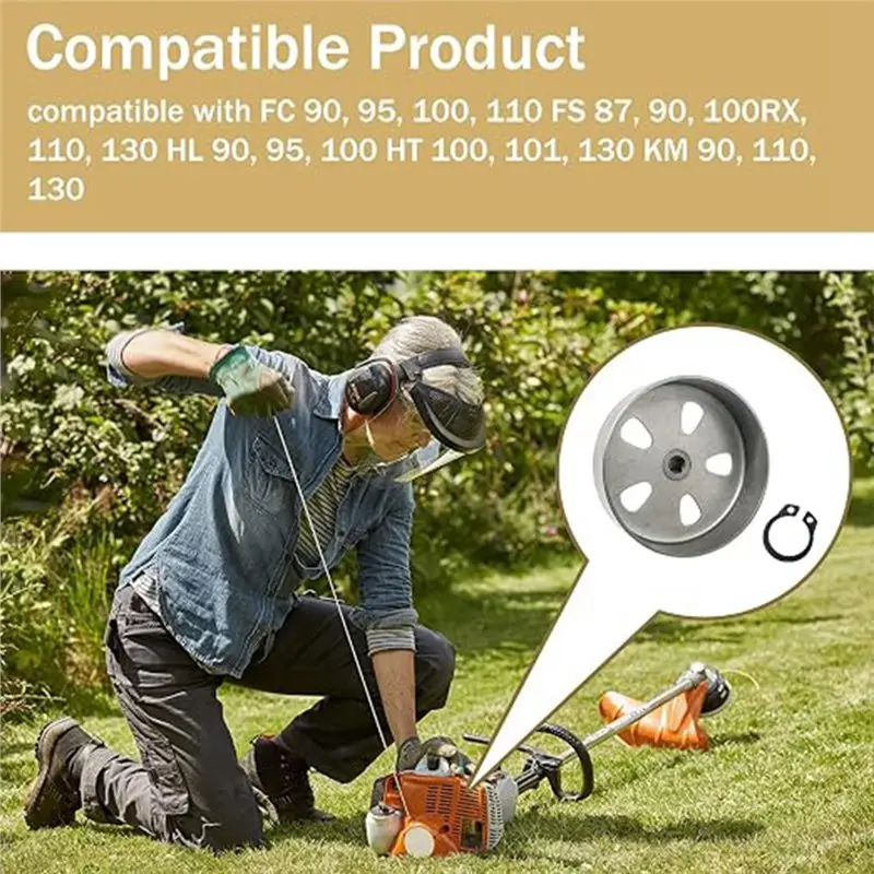 2026 New Clutch Drum For Stihl FS90 FS110 FS130 HL100 Replacement Part 4180-160-2900 Durable And Easy Install Trimmers And