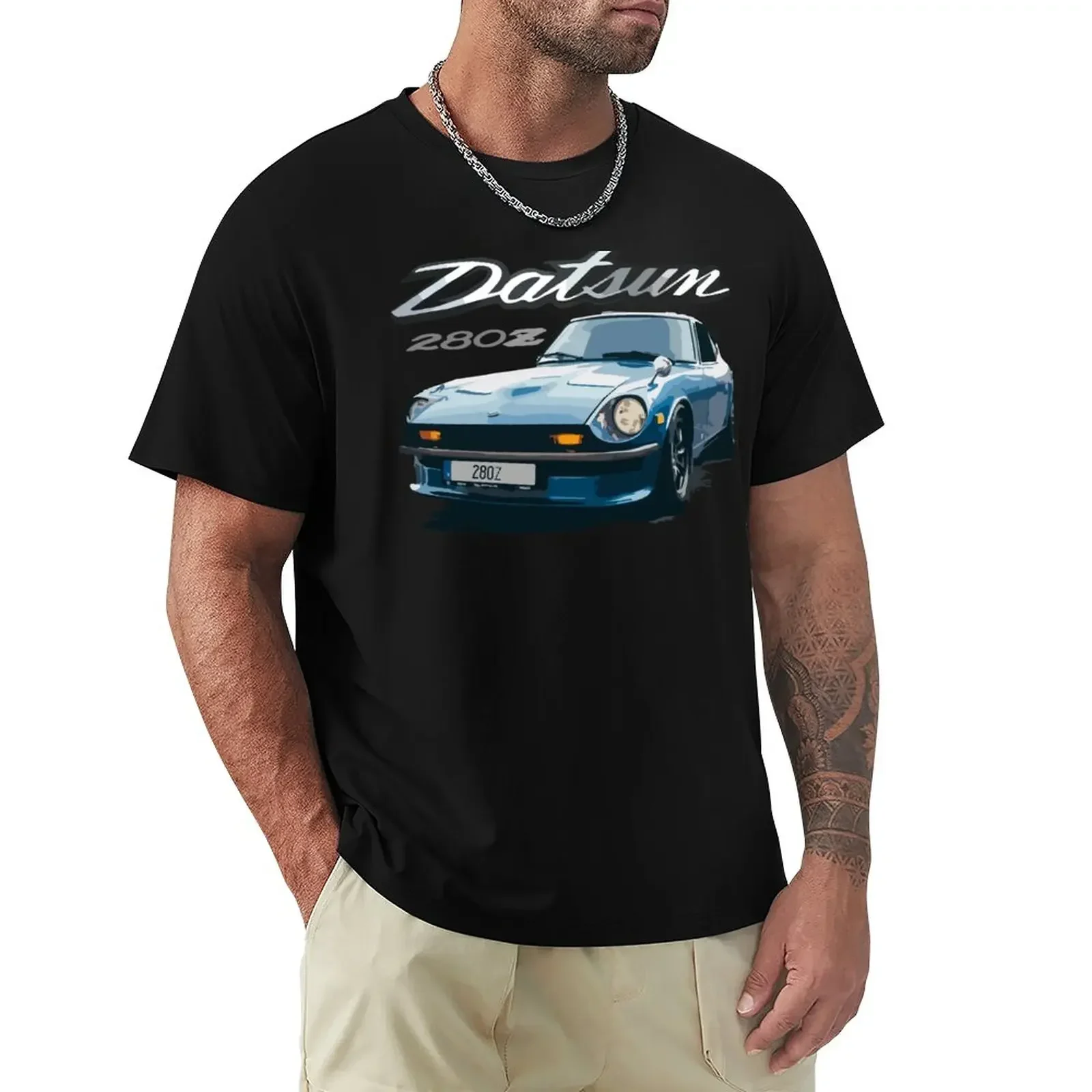 1975 Datsun 280Z T-Shirt new edition t shirt fitted t shirts for men  Informal Hot Sale Round Collar harajuku Crewneck vintaget