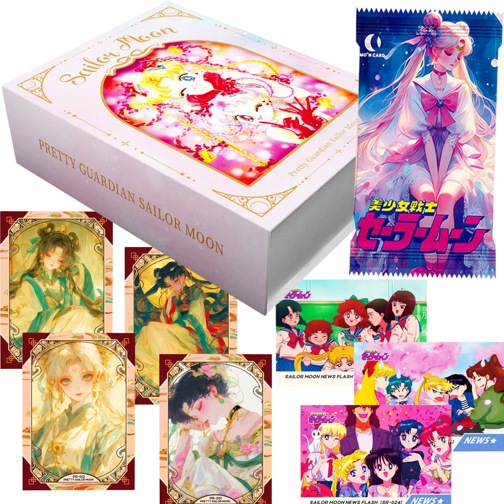 

Anime Sailor Moon Collection Cards Lovely Cartoon Magical Girls Seabed Princess Mermaid Themed Cards Kids Toys Hobbies Gifts