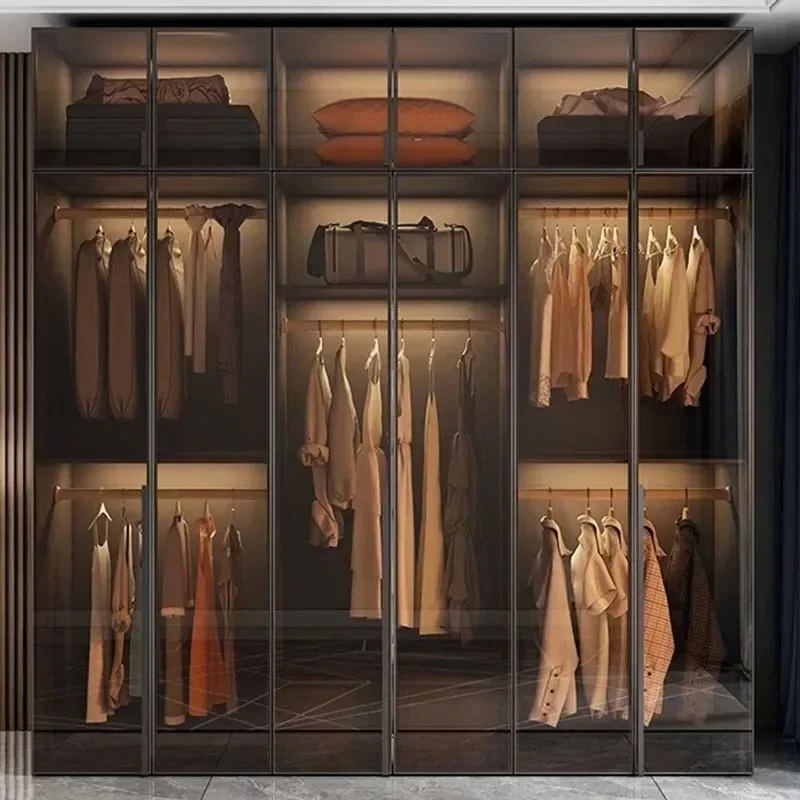 

Black Modern Luxury Wardrobe Children Clothes Living Room Storage Wardrobe Organizer Women Armadio Guardaroba Bedroom Furniture