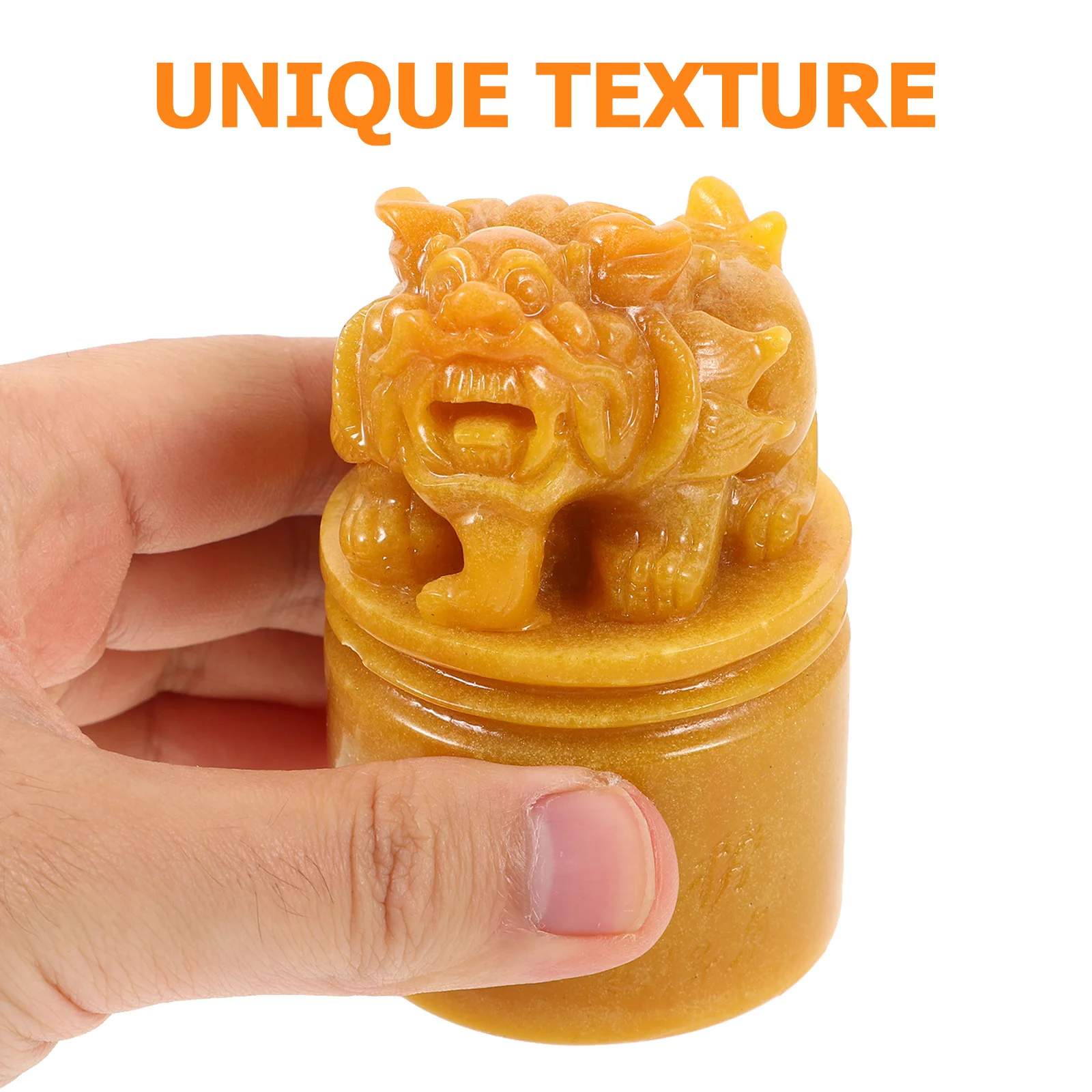 

Chinese Seal Stone Durable Mini Hand Carving Stamp for DIY Name Stamps Scrapbook Painting Craft Stamps for Crafts