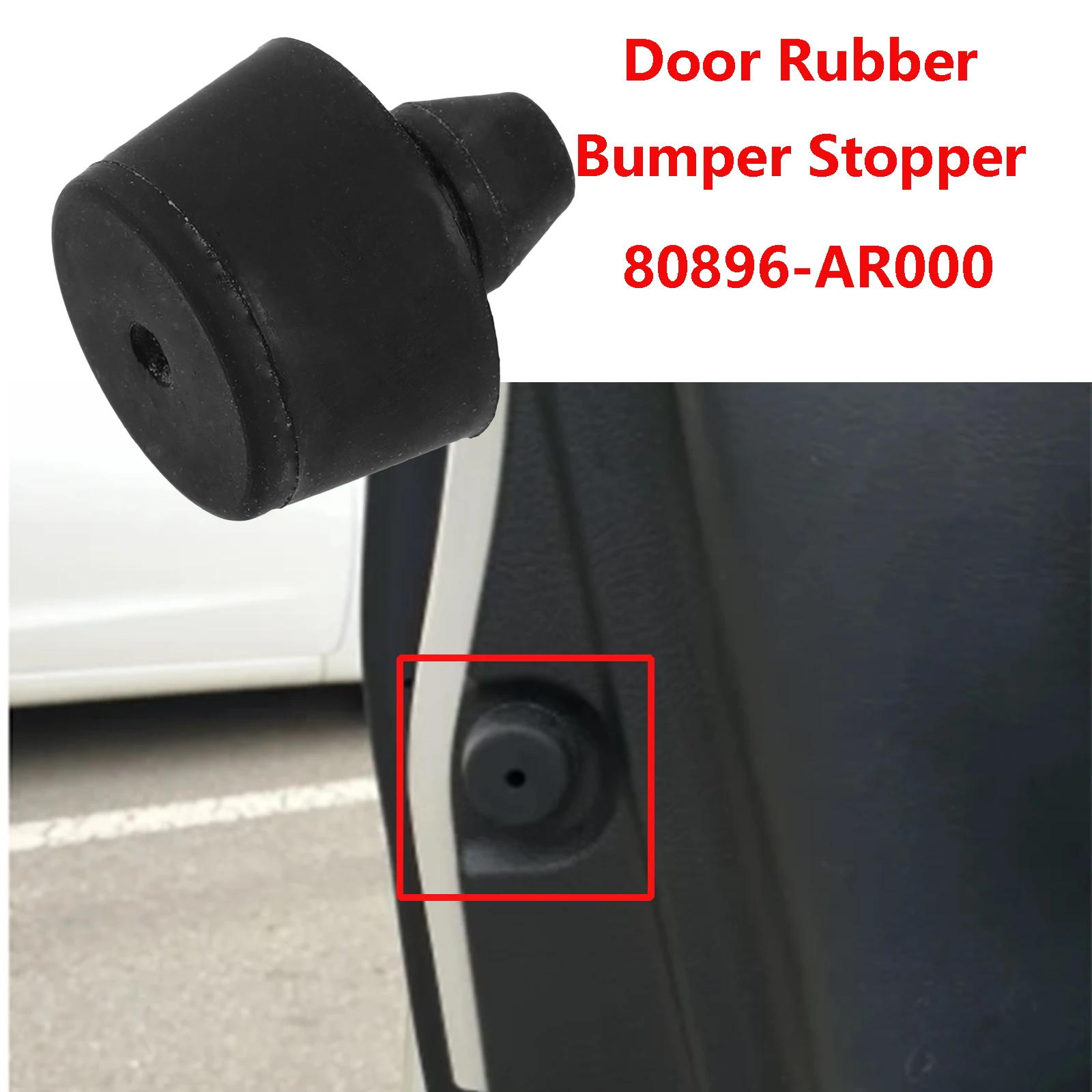 For Infiniti Q50 Q60 QX56 QX80 Q45 Rubber Bumper Door Stopper Buffer Car Door Dampers Stopper Auto Accessories 80896-AR000