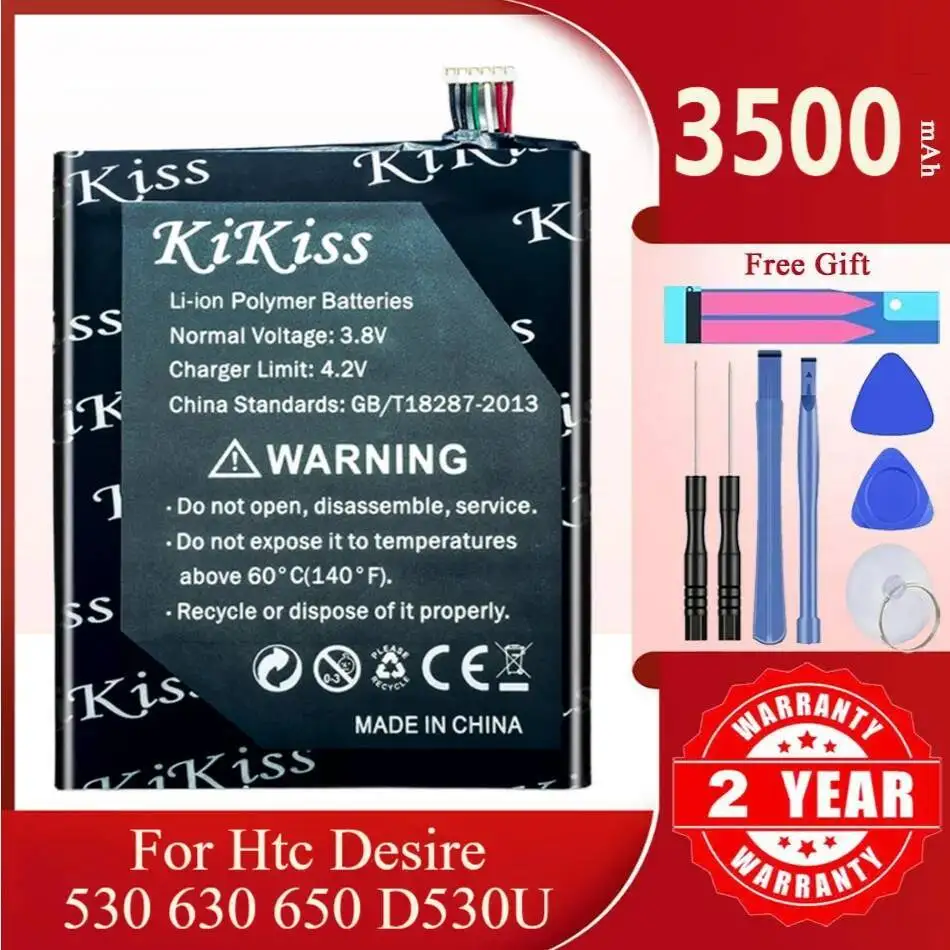 

3500Mah Kikiss Battery B2PST100 For HTC DESIRE 530 630 650 D530U
