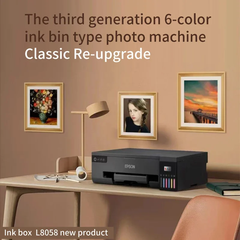 220V Sublimation  printer cd dvd printer Automatic for  L8058  inkjet digital Cd dvd pvc id card printers