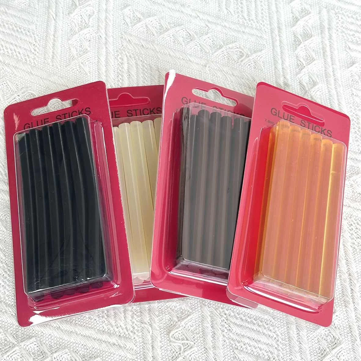 12개/묶음 0.7*10cm 핫멜트 글루스틱 케라틴 퓨전 건 본드 글루스틱 부드러운 케라틴 헤어 익스텐션 DIY 도구