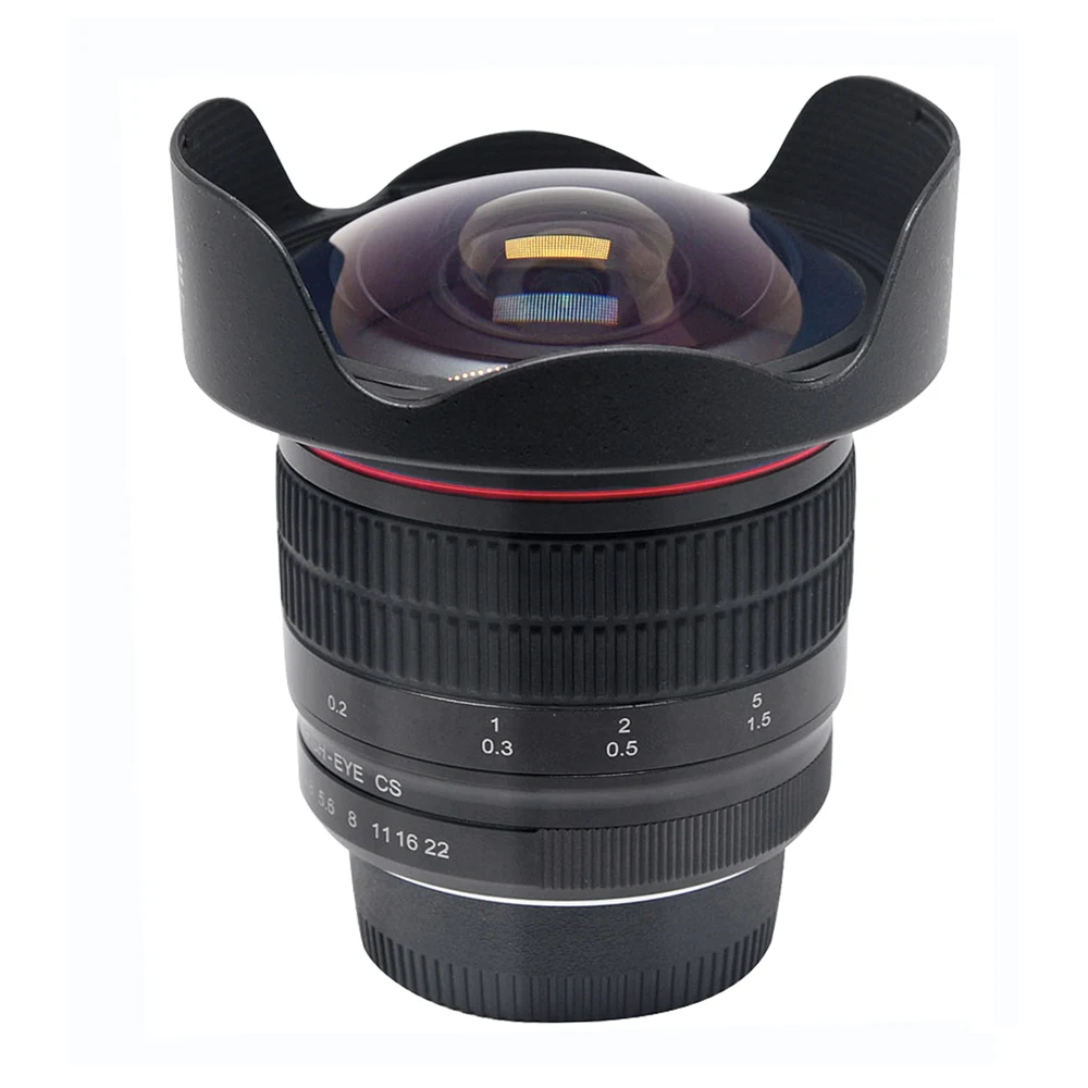 Meike 8mm F3.5 Ultra HD Manual Fisheye Lens for Nikon F Mount /for Canon EF Mount DSLR Camera EOS 70D 77D 80D D7100 D7000 D5300