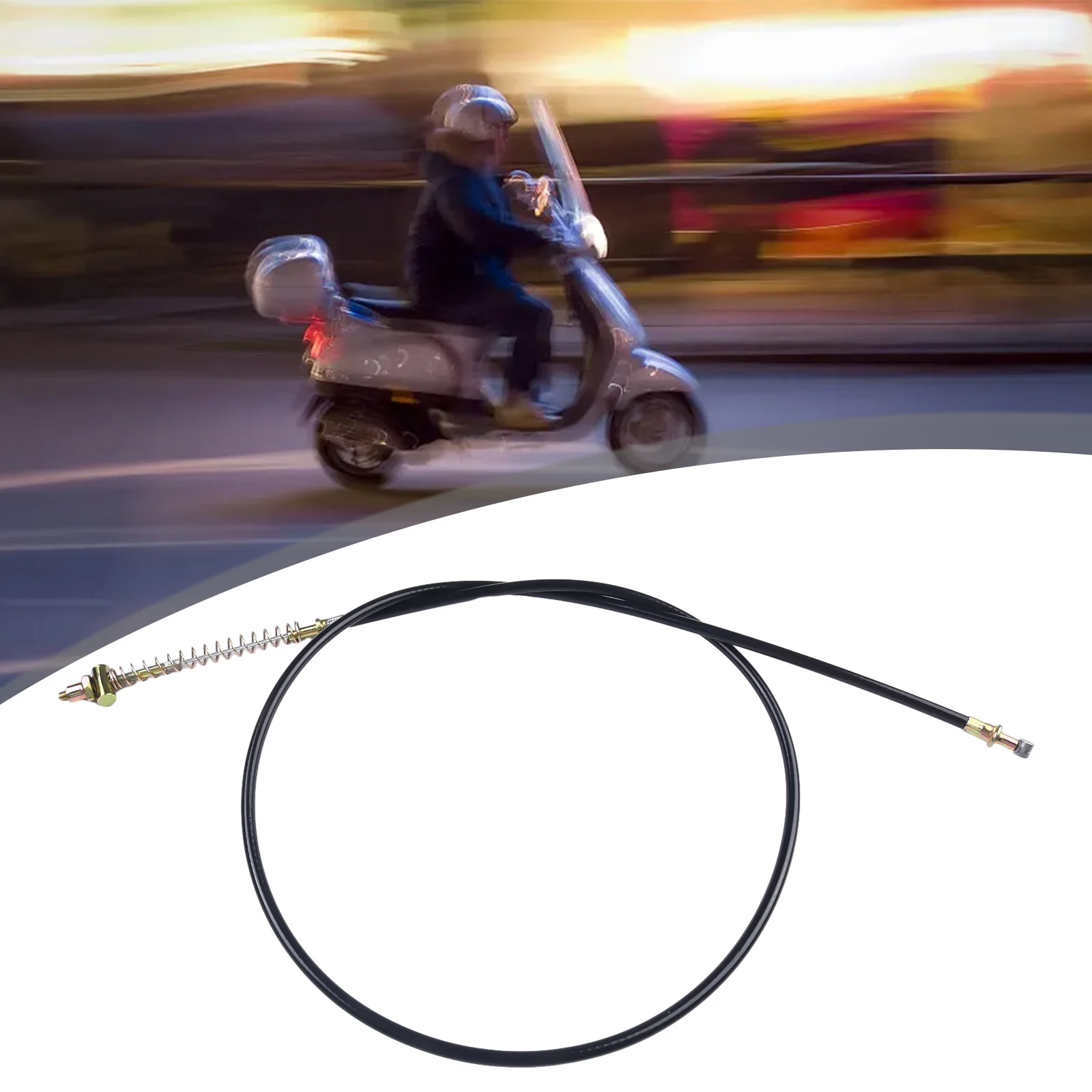 

Drum Brake Line Electric Bike Rear Cable Front Electric Vehicle Brake Cable Drum Brake Line Black Front Drum Brake Line Parts