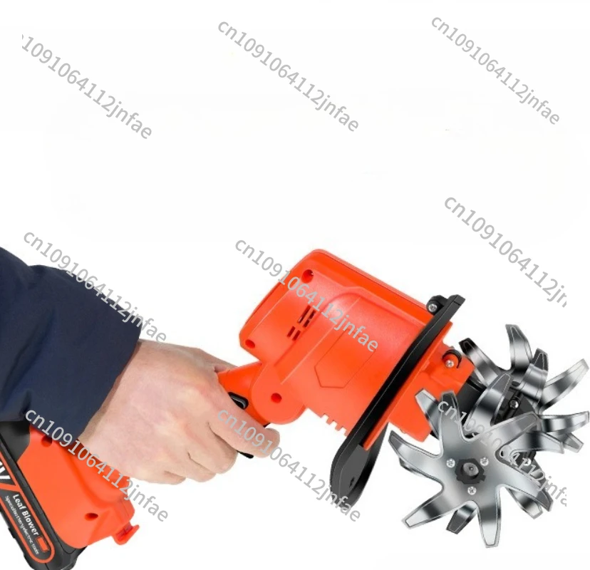 

Portable Lithium Battery Handheld Electric Garden Tiller, Weeding, Soil Turning, Wireless Bonsai Soil Cultivator