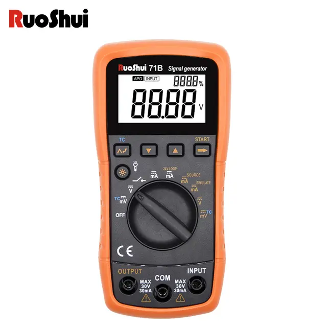 RuoShui 71B V/MA Calibration Instrument 4-20mA Analog Transmitter