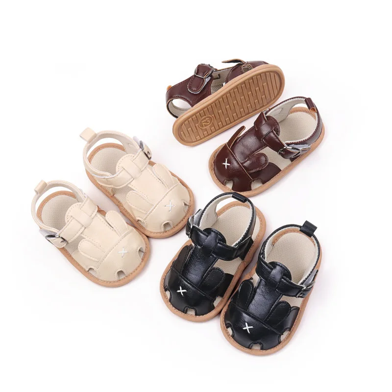 New sandals cartoon rabbit sandals non-slip rubber sole 0-1 year old baby shoes BWH4013