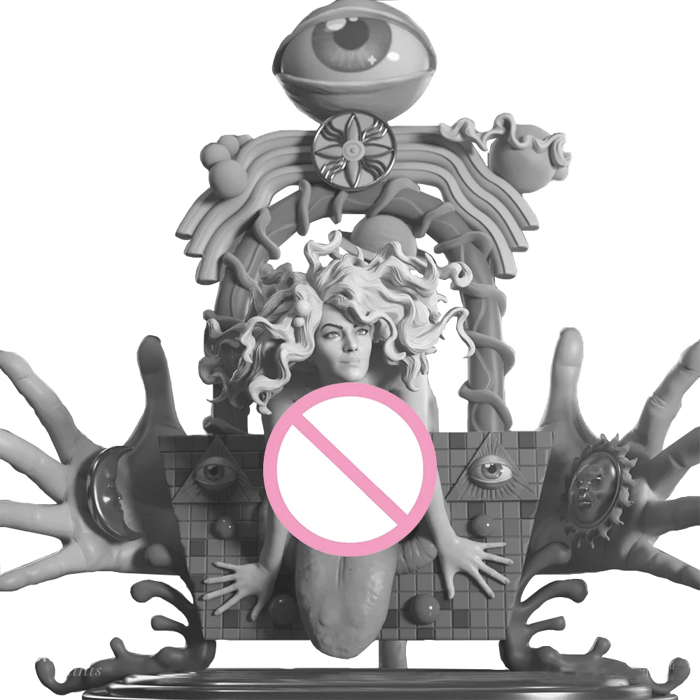 Shantal Figurka 1:24 Miniaturowa figurka Zestaw modeli z żywicy Niepomalowany plastikowy zestaw modeli do składania A811