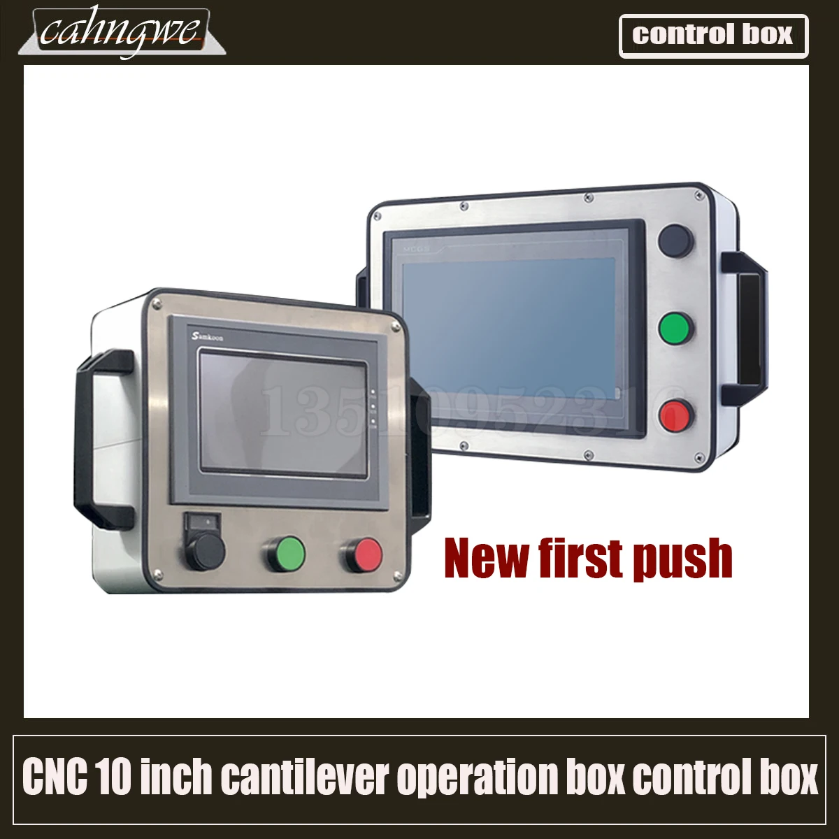 

Cnc Aluminum Alloy Machine Tool Cantilever 7 Inch Touch Screen Installation Box 10 Inch Cantilever Operation Box Control Box