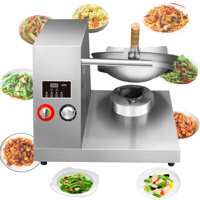 

220V Hot Gas Version Electric Rice Machine Commercial Robot Chef Automatic Stir-fry Machine