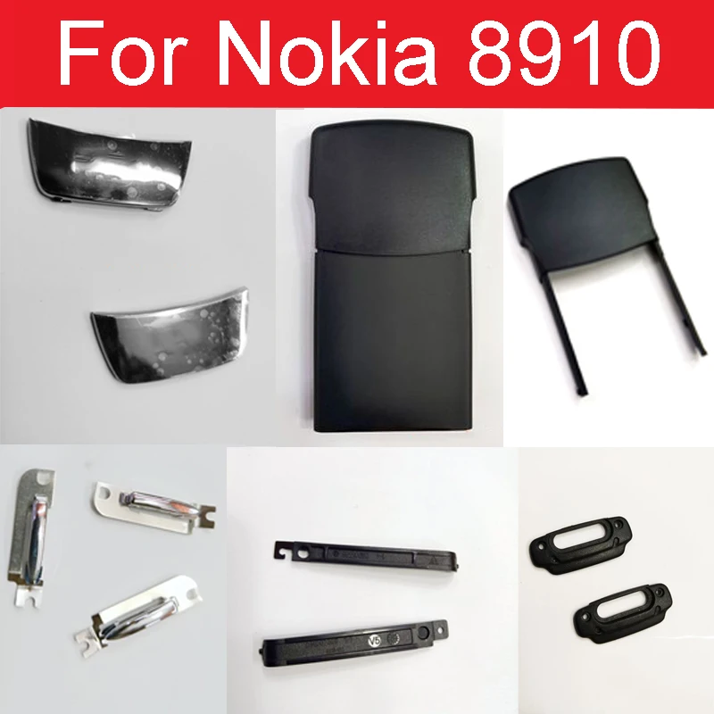 Przednia pokrywa baterii Klej antenowy do Nokia 8910 Tylna obudowa Obudowa i żelazny przycisk boczny Szkło obiektywu LCD Części zamienne