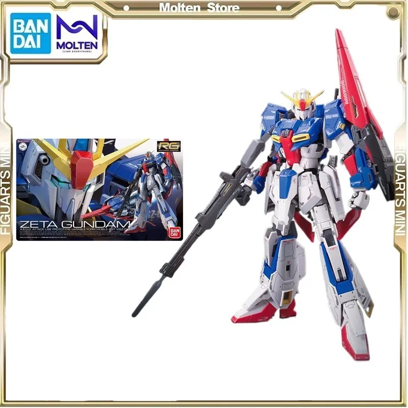 

В наличии, оригинальная сборная модель BANDAI GUNDAM RG10 1/144 MSZ-006 Z GUNDAM, модели экшн-фигурок, детские игрушки, коллекционные украшения