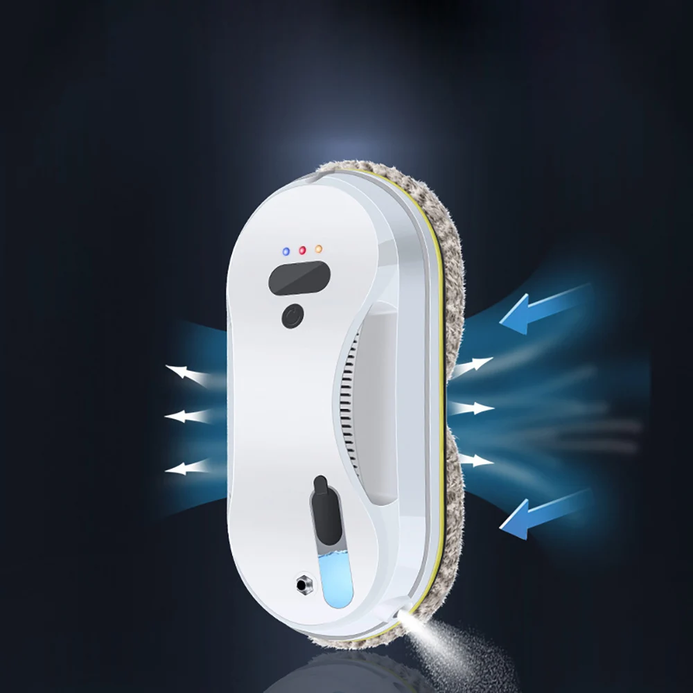 مصنع الجملة الذكية مُنظف نوافذ روبوت سوبر شفط اللاسلكية زجاج النافذة الكهربائية غسالة مع جهاز التحكم عن بعد