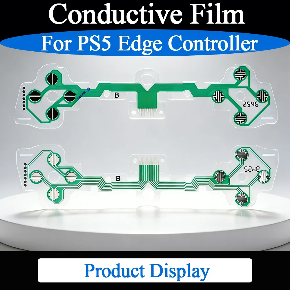 High Quality 10/20/50PCS Replacement Conductive Film For PS5 Edge Flex Cable Buttons Ribbon Circuit Board For PS5 Edge Accessory