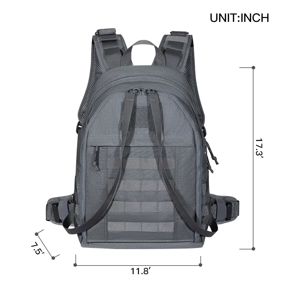 Imagem -02 - Excelente Elite Spider Tático Mochila Colete de Resgate Rápido Stealth Coletes Mochilas Molle Exército Assalto Combate Mochila