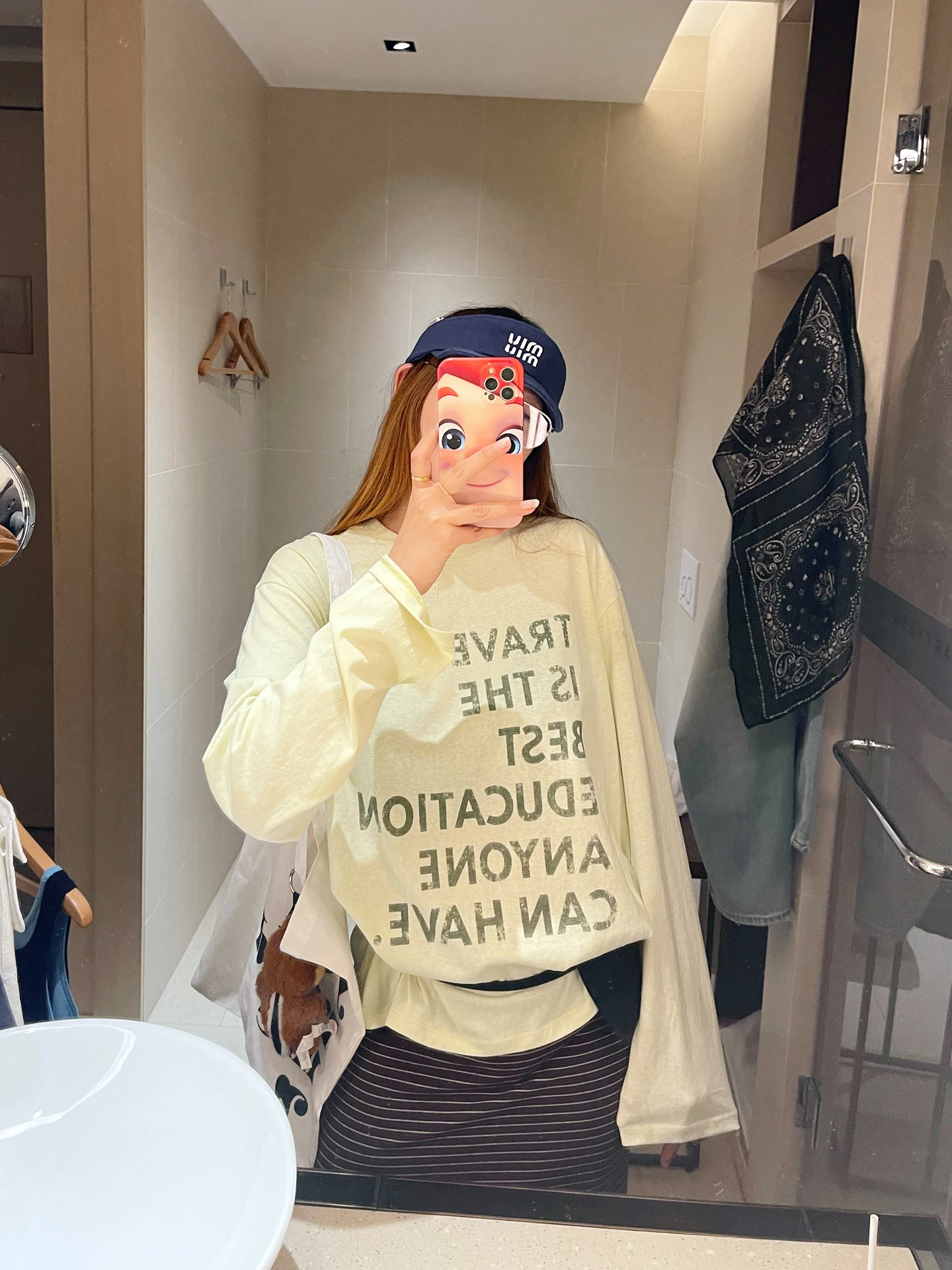 

KOGIRL Новая летняя женская футболка в корейском стиле, свободная, дышащая, с защитой от солнца, хлопковая, с длинным рукавом, с круглым вырезом